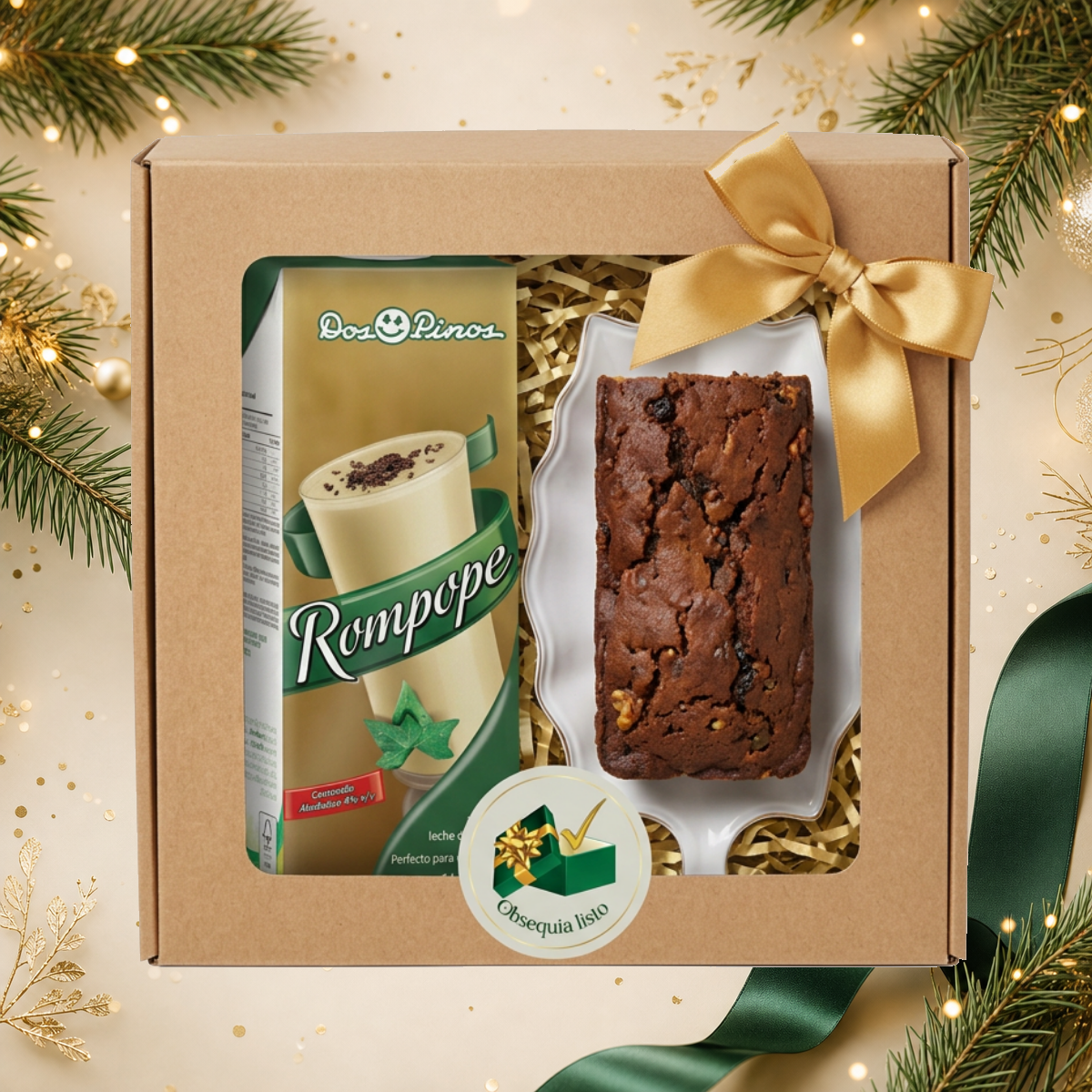 Cafecito Navideño, detalle corporativo de ObsequiaListo
