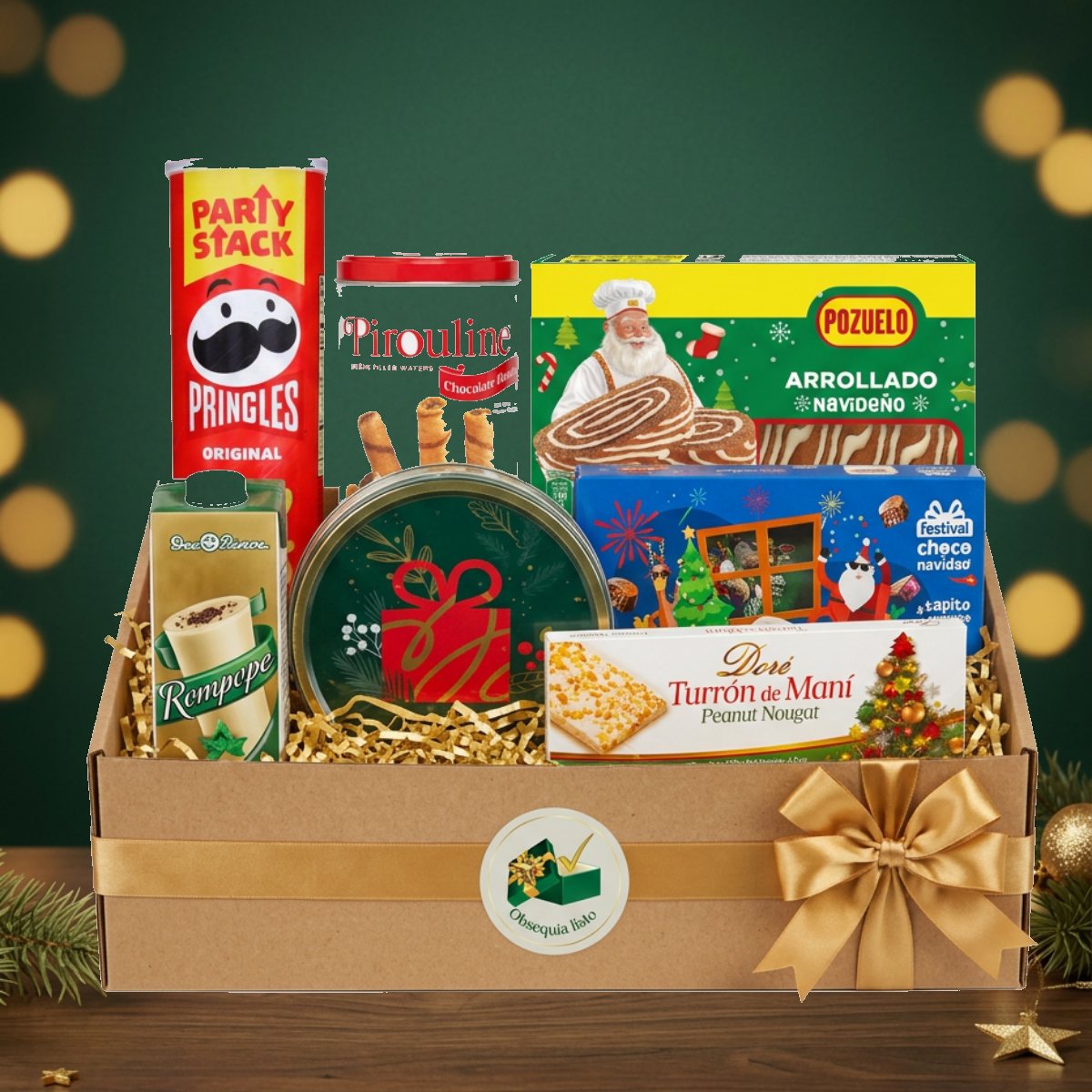 Capricho Navideño, canasta navideña de ObsequiaListo
