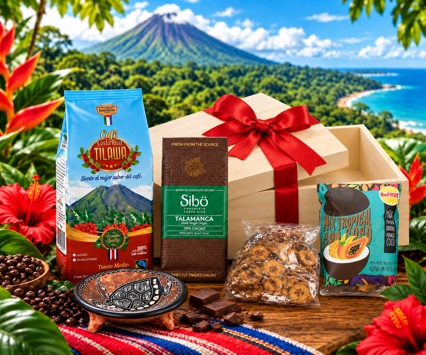 Sabores de Guanacaste, canasta corporativa de ObsequiaListo